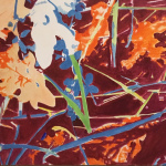 "Purple composition"   acrylic on canvas 60Χ120