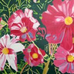 "Spring acrylic" on canvas 70x145cm
